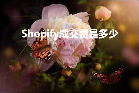 璺ㄥ鐢靛晢鐭ヨ瘑:Shopify鎴愪氦璐规槸澶氬皯